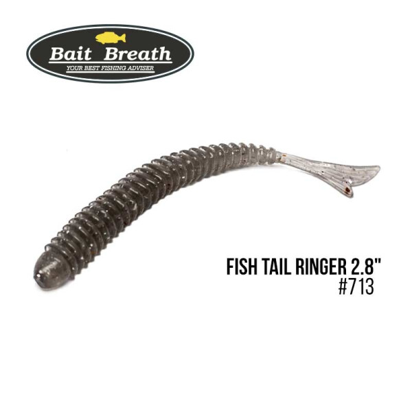 

Приманка Bait Breath U30 Fish Tail Ringer 2.8 (8шт.) (713 smoke shad)