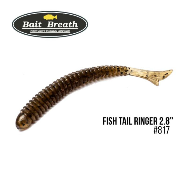 

Приманка Bait Breath U30 Fish Tail Ringer 2.8 (8шт.) (817 Dark Green Pumpkin / Seed)