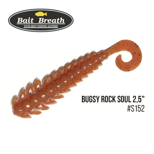 

Приманка Bait Breath BUGSY 2,5" Rock Soul (12 шт.) (S152 Orange／Red)