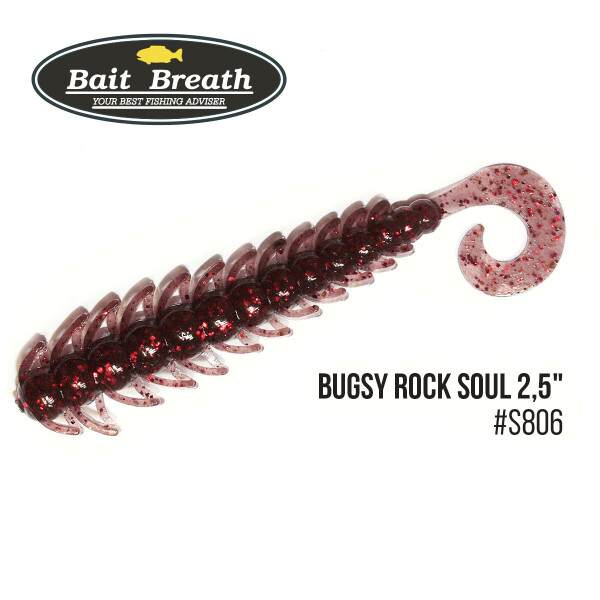 

Приманка Bait Breath BUGSY 2,5" Rock Soul (12 шт.) (S806 Ishigani)