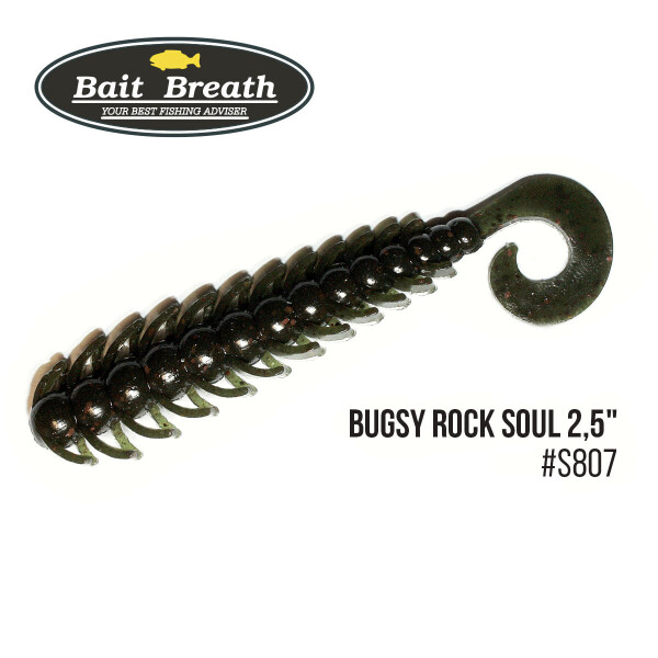

Приманка Bait Breath BUGSY 2,5" Rock Soul (12 шт.) (S807 Konbu)