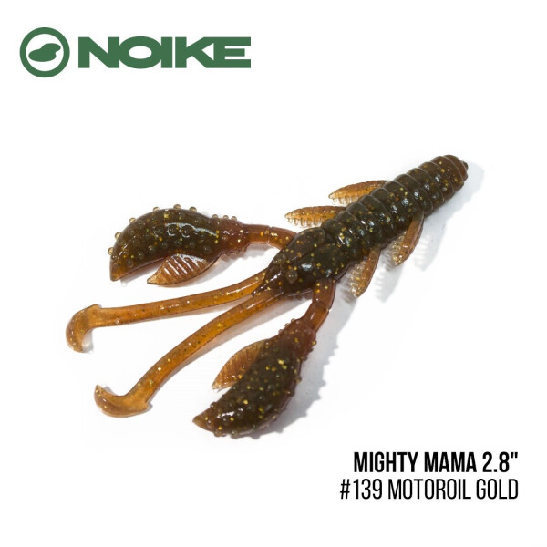 

Приманка Noike Mighty Mama 2.8" (7шт) (#139 Motoroil Gold )