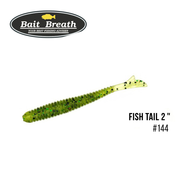 

Приманка Bait Breath U30 Fish Tail 2" (10шт.) (144 Watermelon/Black・Green Flake)