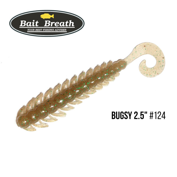 

Приманка Bait Breath BUGSY 2,5" (10шт.) (124 Cinnamon/Green)