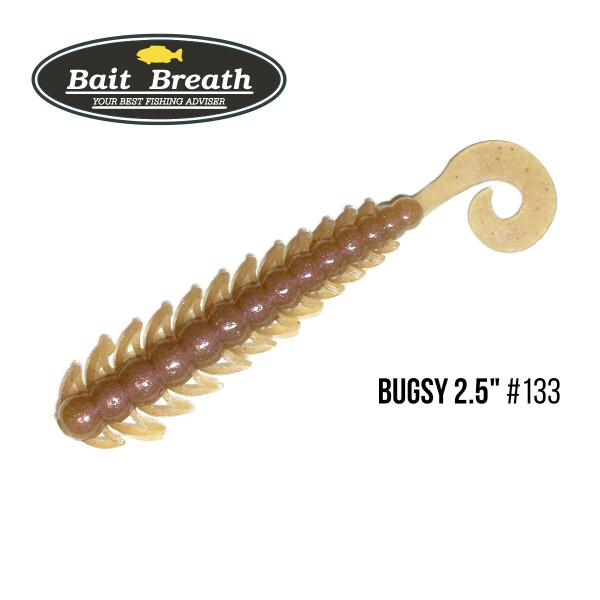 

Приманка Bait Breath BUGSY 2,5" (10шт.) (133 Purple Winny )