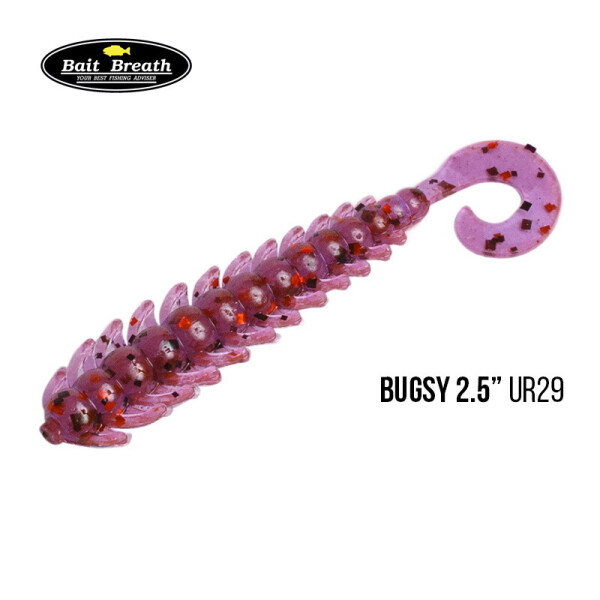 

Приманка Bait Breath BUGSY 2,5" (10шт.) (Ur29 Chameleon／Red・seed)