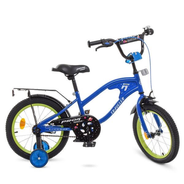 Акція на Велосипед детский двухколёсный PROFI TRAVELER 16 Синий (Y16182) від Allo UA