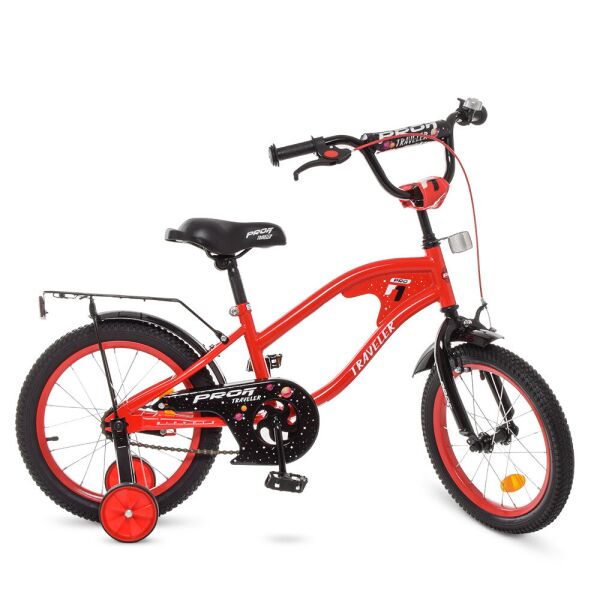 Акція на Велосипед детский двухколёсный PROFI TRAVELER 16 Красный (Y16181) від Allo UA
