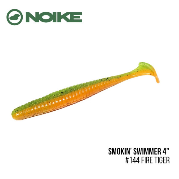 

Приманка Noike Smokin' Swimmer 4" (6шт) (#144 Fire Tiger)