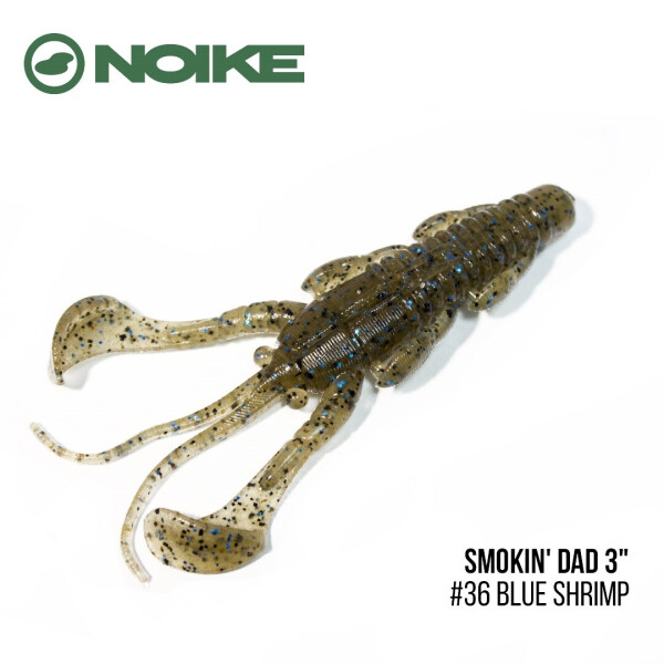 

Приманка Noike Smokin' Dad 3" (6шт) (#36 Blue Shrimp)