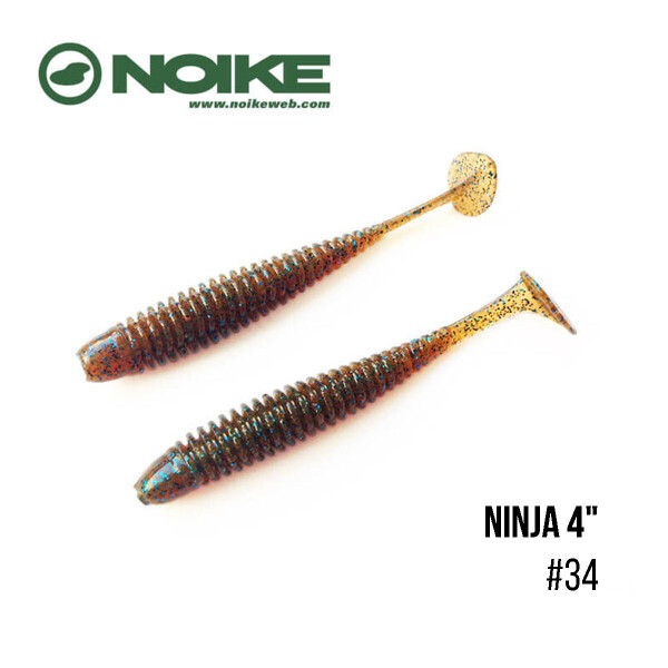 

Приманка Noike NINJA 4" (6шт) (#34 Cinnamon blue)