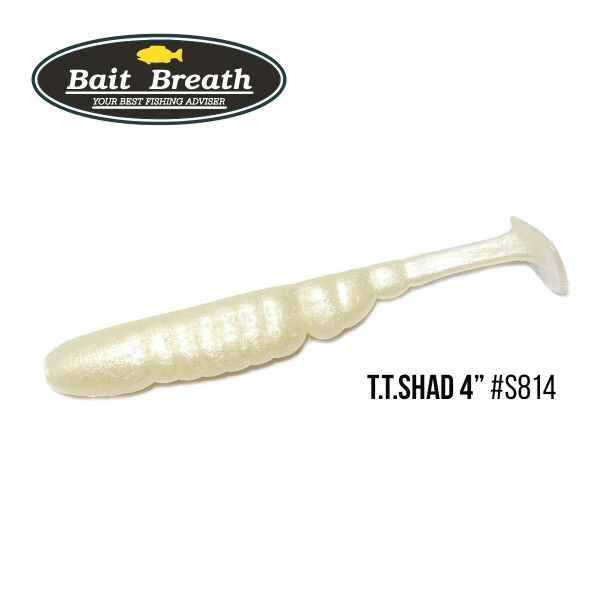 Приманка Bait Breath T.T.Shad 3,2" (7 шт) (S814 Glow Pearl)