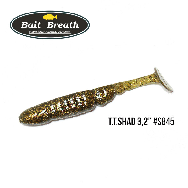 

Приманка Bait Breath T.T.Shad 3,2" (7 шт) (S845 Gold melon)
