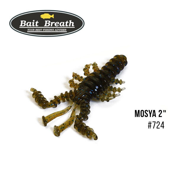 

Приманка Bait Breath U30 Mosya 2" (10шт.) (724 Green Pumpkin/Blue)