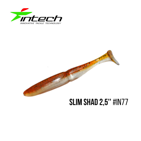 

Приманка Intech Slim Shad 2,5"(12 шт) (IN77)