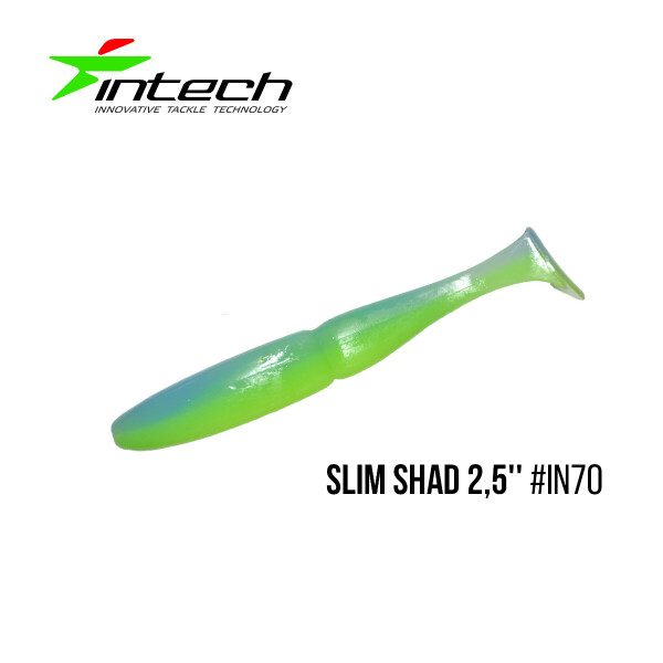 

Приманка Intech Slim Shad 2,5"(12 шт) (IN70)