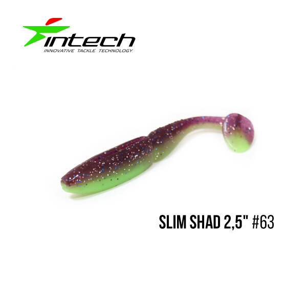 

Приманка Intech Slim Shad 2,5"(12 шт) (IN63)