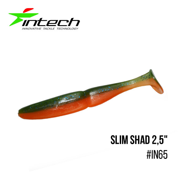 

Приманка Intech Slim Shad 2,5"(12 шт) (IN65)