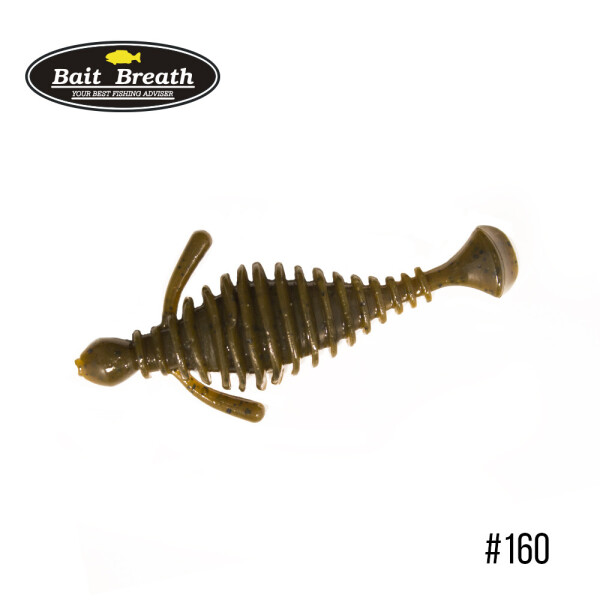 

Приманка Bait Breath RUI Big 3.5" (6шт.) (#160 Mad green pumpkin /seed)