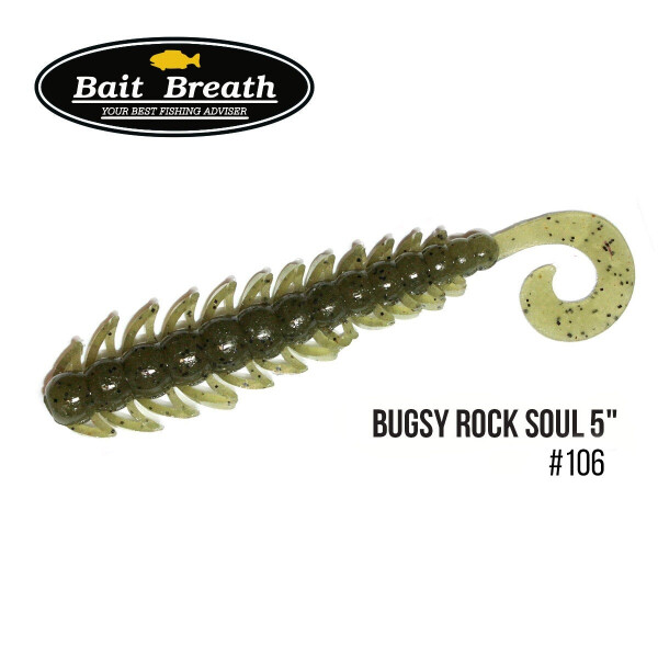 

Приманка Bait Breath BUGSY 5" Rock Soul (8 шт.) (106 Watermelon/Seed)