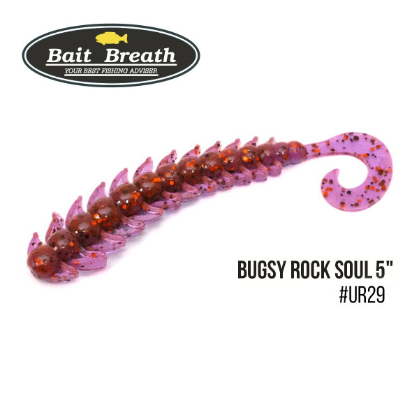 

Приманка Bait Breath BUGSY 5" Rock Soul (8 шт.) (Ur29 Chameleon／Red・seed)