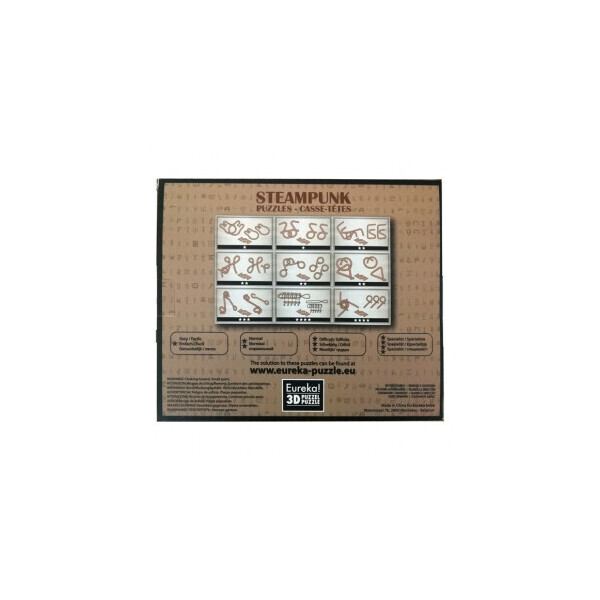 

Набор головоломок 9 Steampunk Puzzles Brown set 473206