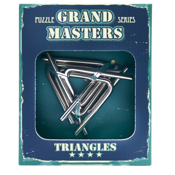 

Grand Master Puzzles TRIANGLES blue Головоломка металлическая 473252
