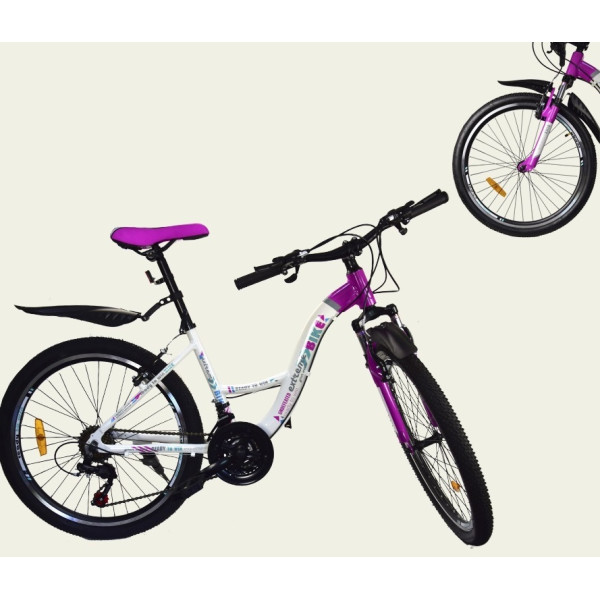 

Extrime Bike 24" 181724-G White-Purple (181724-G)