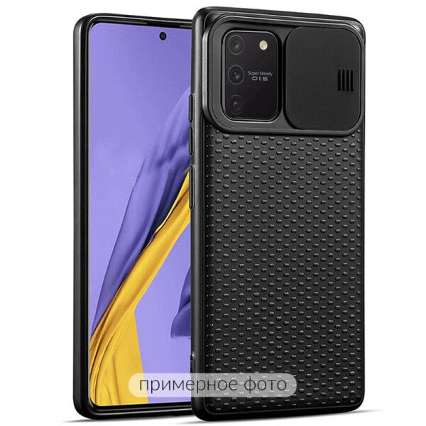 

Чехол Camshield Black TPU со шторкой защищающей камеру для Samsung Galaxy S10 (Черный / Черный) (906657)