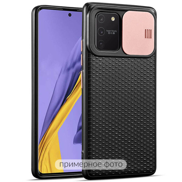 

Чехол Camshield Black TPU со шторкой защищающей камеру для Samsung Galaxy S10 (Черный / Rose Gold) (906650)