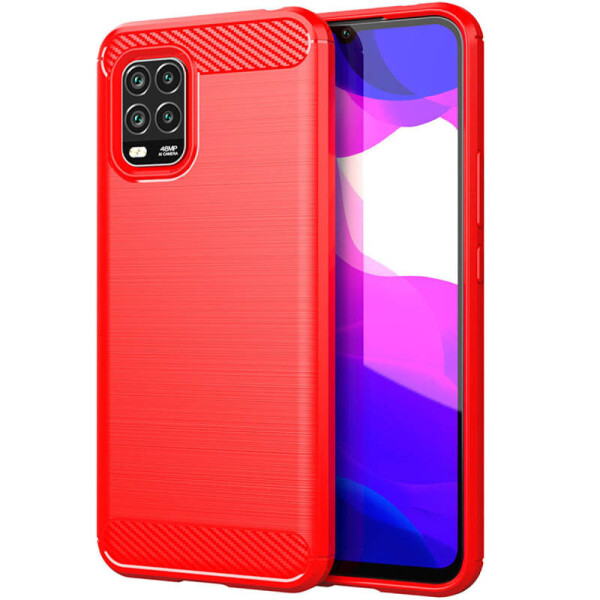 

TPU чехол Slim Series для Xiaomi Mi 10 Lite (Красный) (906690)