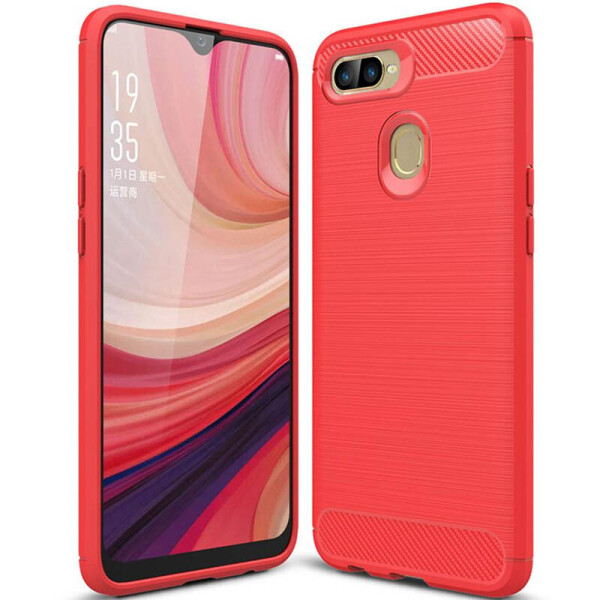 

TPU чехол Slim Series для Oppo A5s (Красный) (906534)