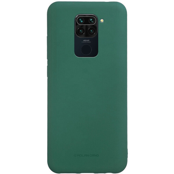 

TPU чехол Molan Cano Smooth для Xiaomi Redmi Note 9 (Зеленый) (908766)