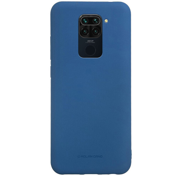 

TPU чехол Molan Cano Smooth для Xiaomi Redmi Note 9 (Синий) (908771)