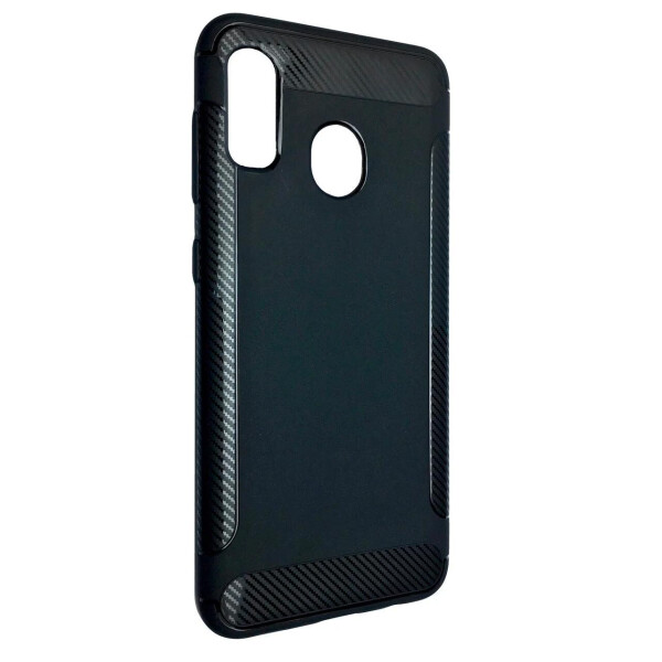 

Чехол-накладка DK Silicone Carbon Soft Edge для Samsung M40 / A60 (black)