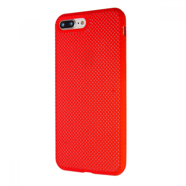 

Чехол-накладка Silicone Case Perforation для Apple iPhone 7 / 8 Plus (red)