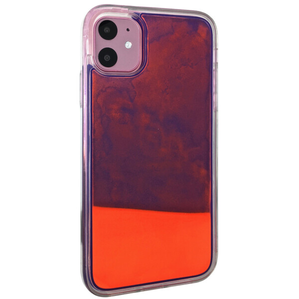 

Чехол-накладка DK Silicone Liquid Neon Sand для Apple iPhone 11 (violet-orange)