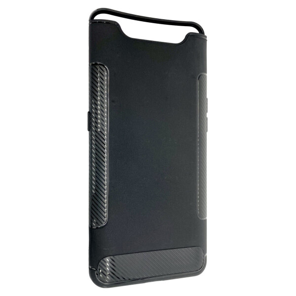 

Чехол-накладка DK Silicone Carbon Soft Edge для Samsung A80 (black)