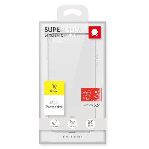 

Чехол-накладка Silicone Baseus Simplicity Series (basic) для Apple iPhone 7 Plus / 8 Plus (clear) (ARAPIPH7P-B02)