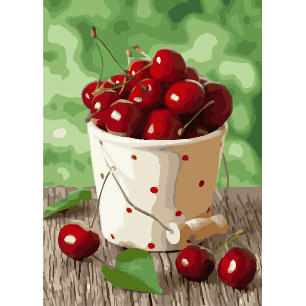 

Картина по номерам. Art Craft "Вишневая жара" 40*50 см 12117-AC
