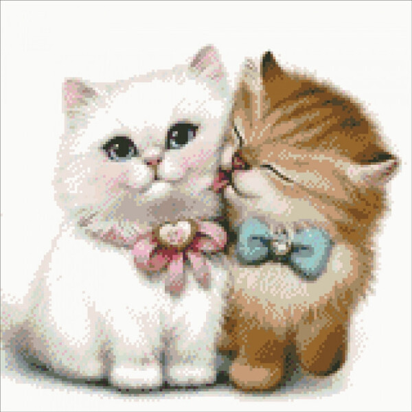 

Алмазная мозаика "Вместе навсегда" 40*40см AM3001