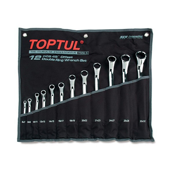 

Набор ключей Toptul 6-32 мм (кут 45 °) 12 ін. (GAAA1202)