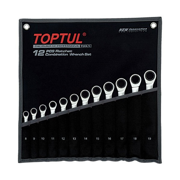 

Набор комбинированных ключей Toptul 8-19 мм 12 пр. (GPAQ1202)
