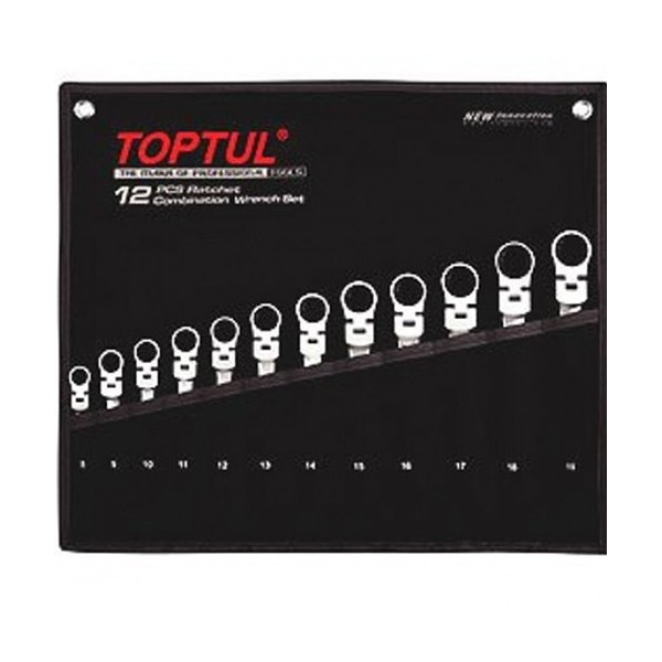 

Набор комбинированных ключей Toptul 8-19 мм 12 пр. (GPAQ1204)
