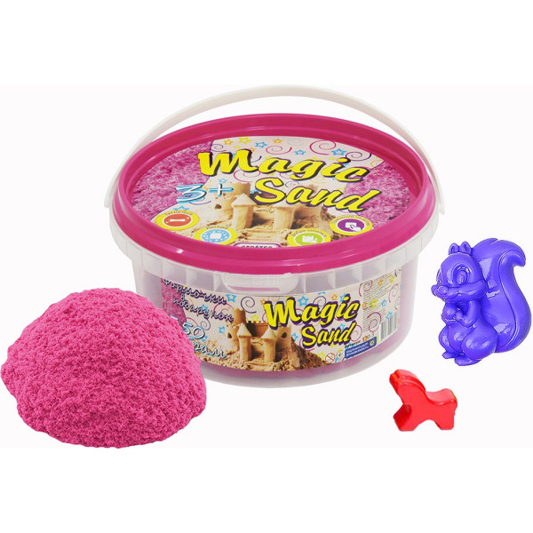 

Кинетический песок Strateg Magic Sand 350 г Розовый (370-3,036-1)