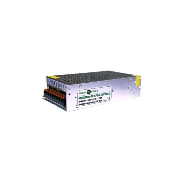 

Импульсный блок питания Green Vision GV-SPS-C 12V20A-L (240W)