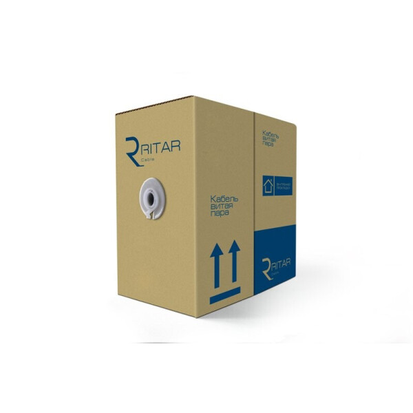 

Кабель КВП UTP (4*2*0.5) 4p 24 AWG, Ritar, (CCA), для внутр. работ, 305м, White, Corton BOX (350x350x420), Q2