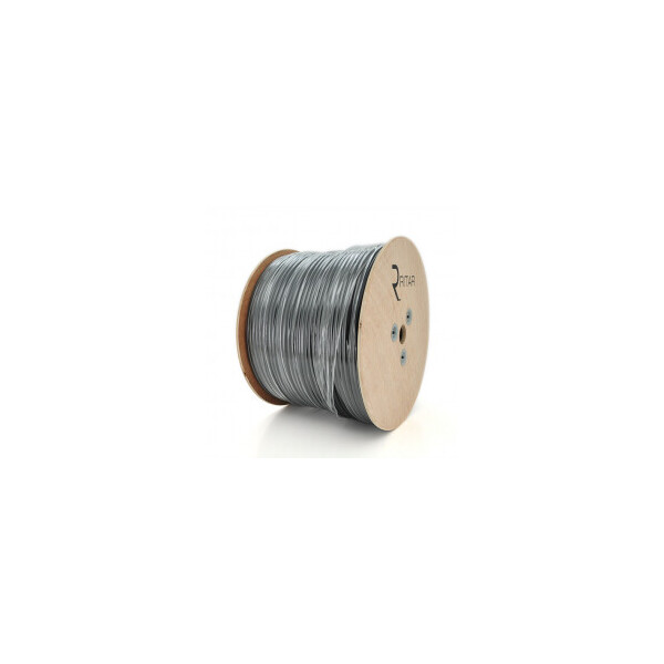 

Кабель коаксиальный с питанием RITAR B305-3C2V+2x0.5mm, 0,5 мм.CU, 64x0.12m CCA желтый экран, 75 Ом, FPE, оболочка 6,91мм черный