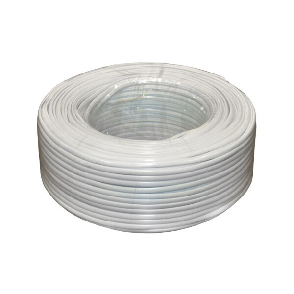 

Телефонный кабель Merlion 4 жильный 28awg CCS 100метров в бухте белый