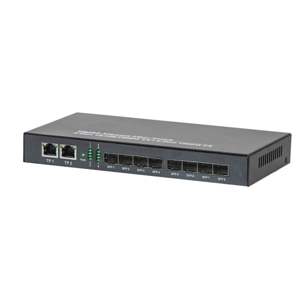 

Медиаконвертер гигабитный HongRui HR900WS-8G2GE